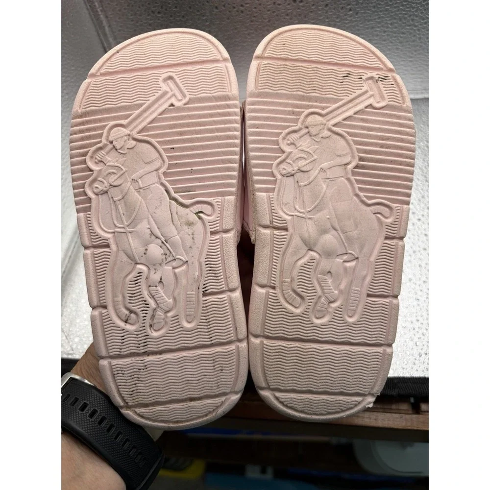 Polo by Ralph Lauren Kids Fairview Pink Slide Sandals girls 11